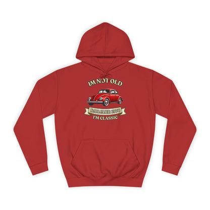 Baujahr 1976 Hoodie - I'm Not Old I'm Classic - Roter Käfer Oldtimer - 50. Geburtstag Geschenk