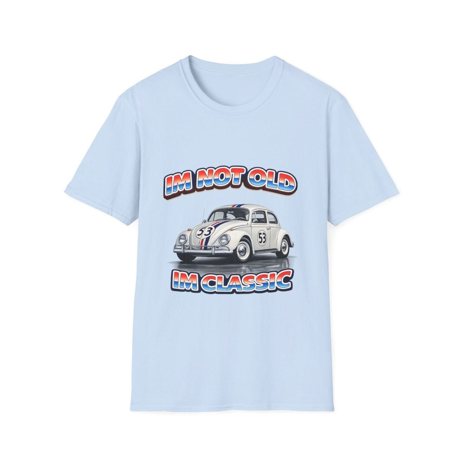 True Insights T-Shirt I'm Not Old I'm Classic Käfer Motiv in Hellblau