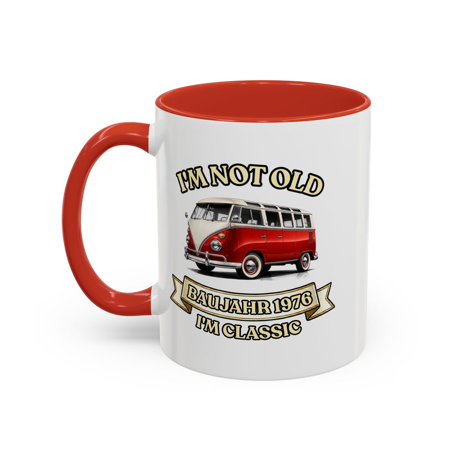 Born in 1976 Mug – 50th Birthday Gift | VW Bus