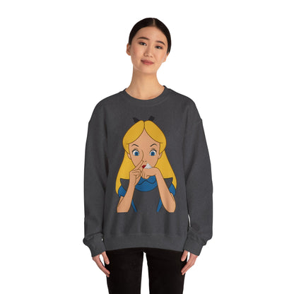 Sweatshirt – Satire Sweatshirt – "Alice im Rausch" Pop-Art Design | True Insights Design mit Humor