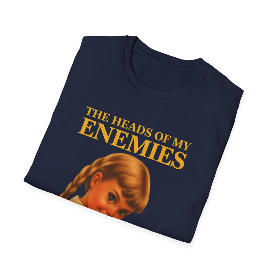 T-shirt satirique The Heads of My Enemies - Humour noir design rétro