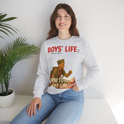 How to Fend Off Girls – Sweatshirt mit toxischer Nostalgie – Freches Satire-Design für mutige Statements | True Insights