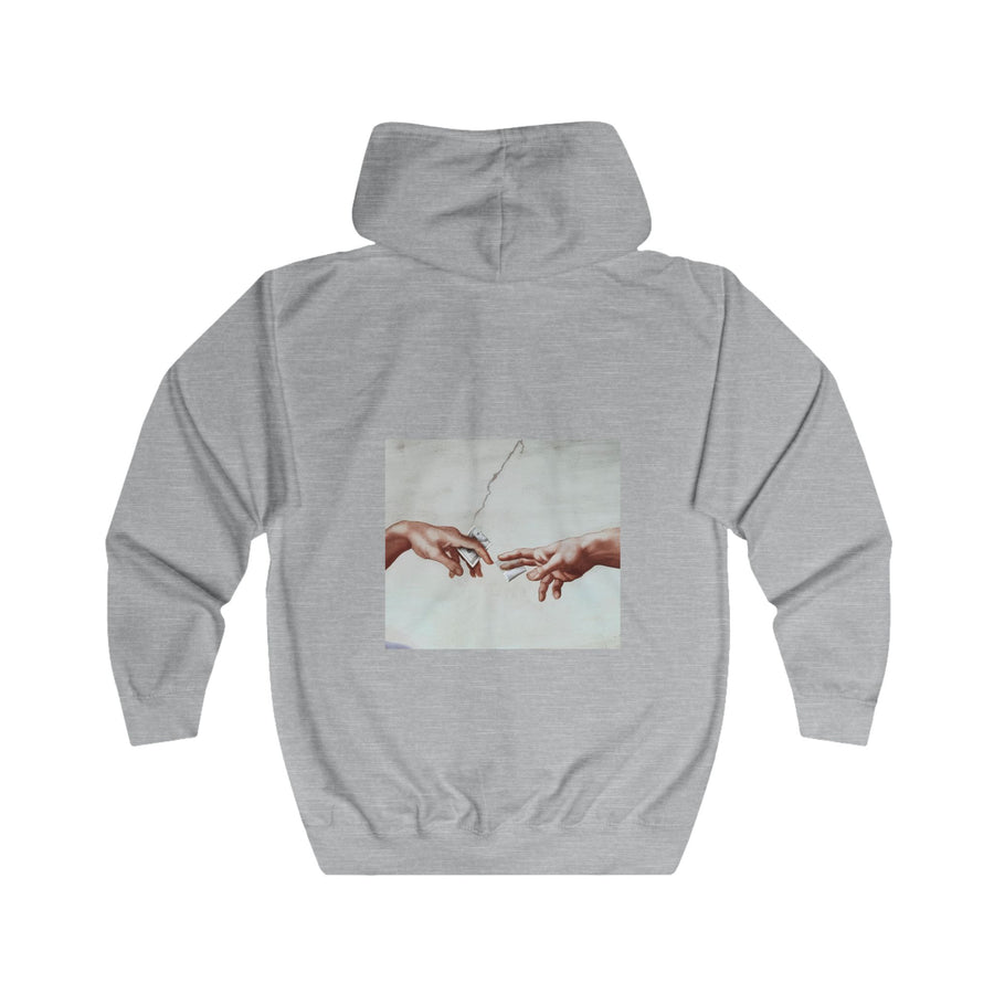 The Deal Zip-Hoodie – Michelangelo-parodie met zwarte humor