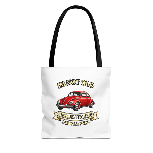 Jahrgang 1976 Tote Bag – Geschenk zum 50. Geburtstag | VW Käfer