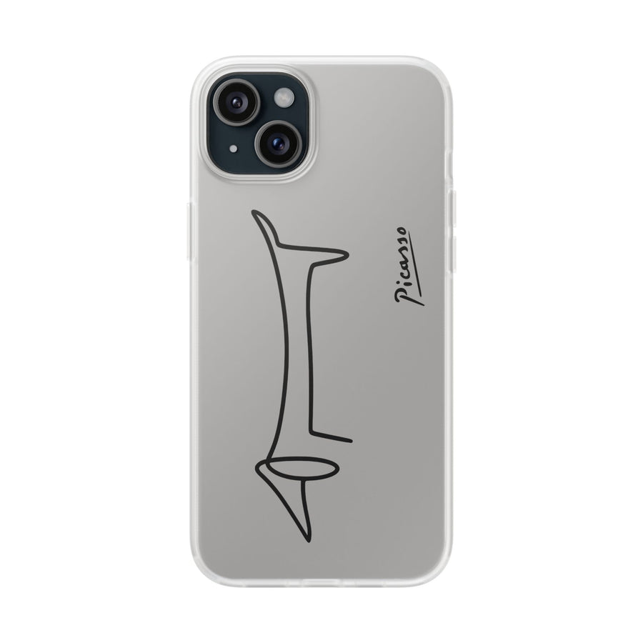 Picasso Cubisme Noir | Coque de téléphone | L'art à l'état pur