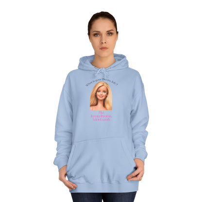 Lustiges Hoodie 'In my dreams I don't work' – Witziger Spruch Traumjob Kapuzenpullover für Faulenzer & Antiarbeit-Fans