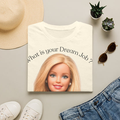 Lustiges T-Shirt 'In my dreams I don't work' – Anti-Arbeit Spruch Shirt für faule Tage, Bürohumor & Geschenk