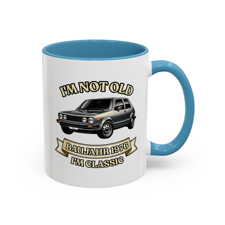 Born in 1976 Mug – 50th Birthday Gift | Classic Car