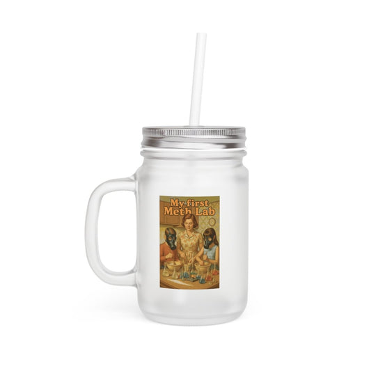 Jar Mug – “My First Meth Lab” (vintage edition with handle)