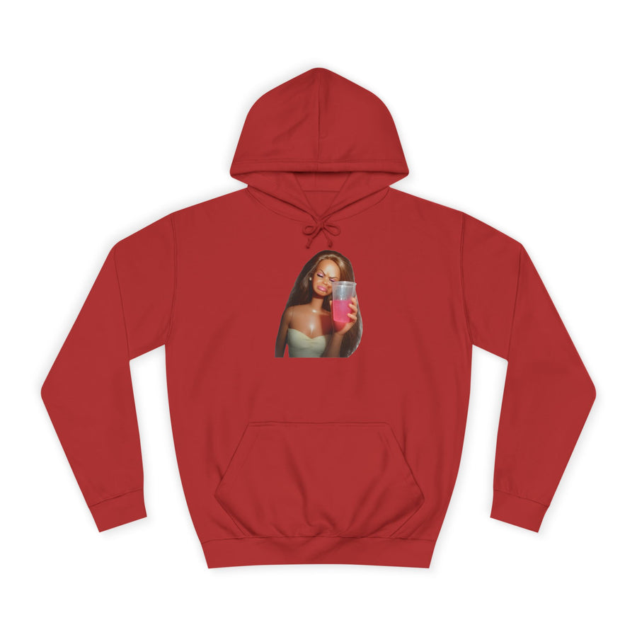Party Doll Hoodie – Lustiger Partypulli mit Puppen-Motiv