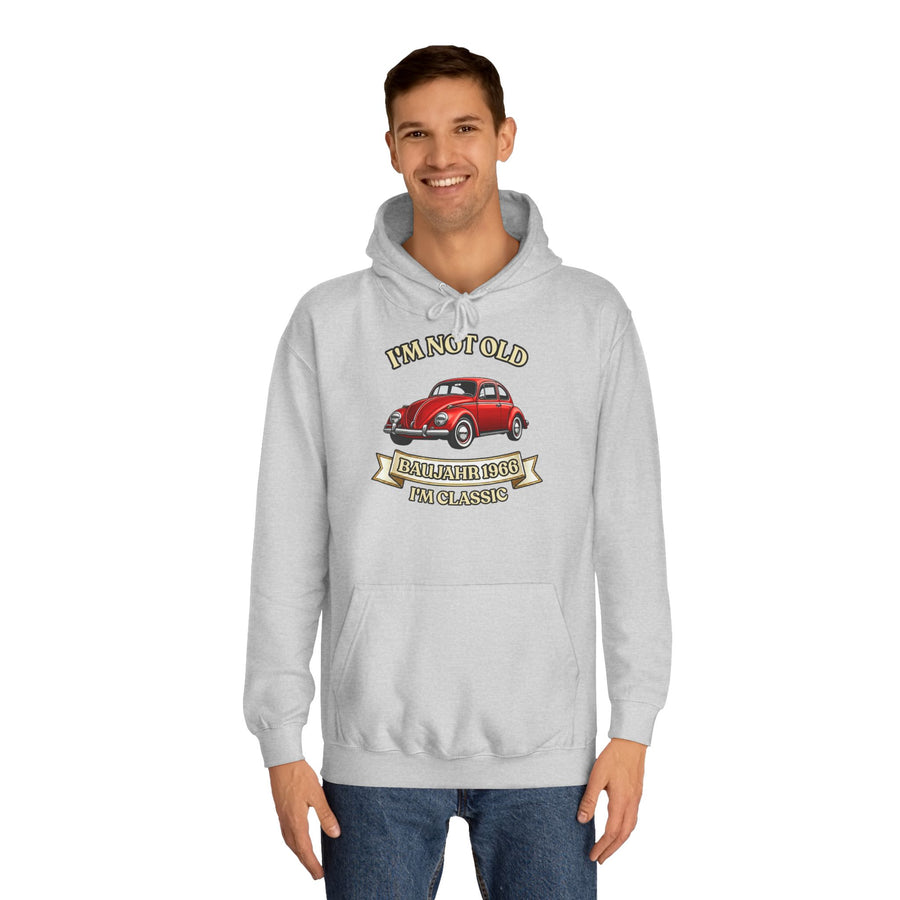 Geschenk zum 60. Geburtstag – Hoodie Jahrgang 1966 VW Käfer