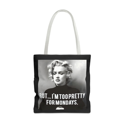 Vintage Damen T-Shirt – Too Pretty for Mondays – Retro Desig