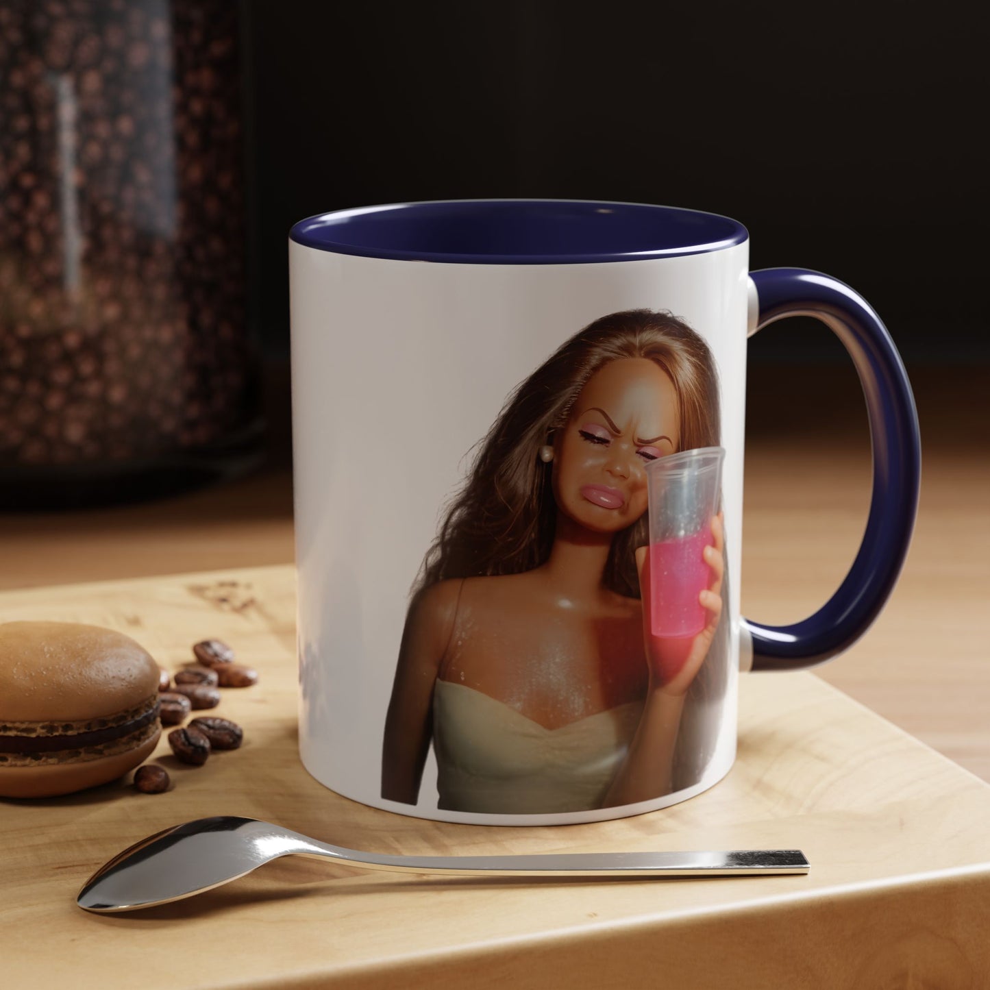 Doll Meme Barbicore Tasse | Lustiger Puppen Pink Drink Kaffeebecher | Meme Geschenk für Frauen & Beste Freundin