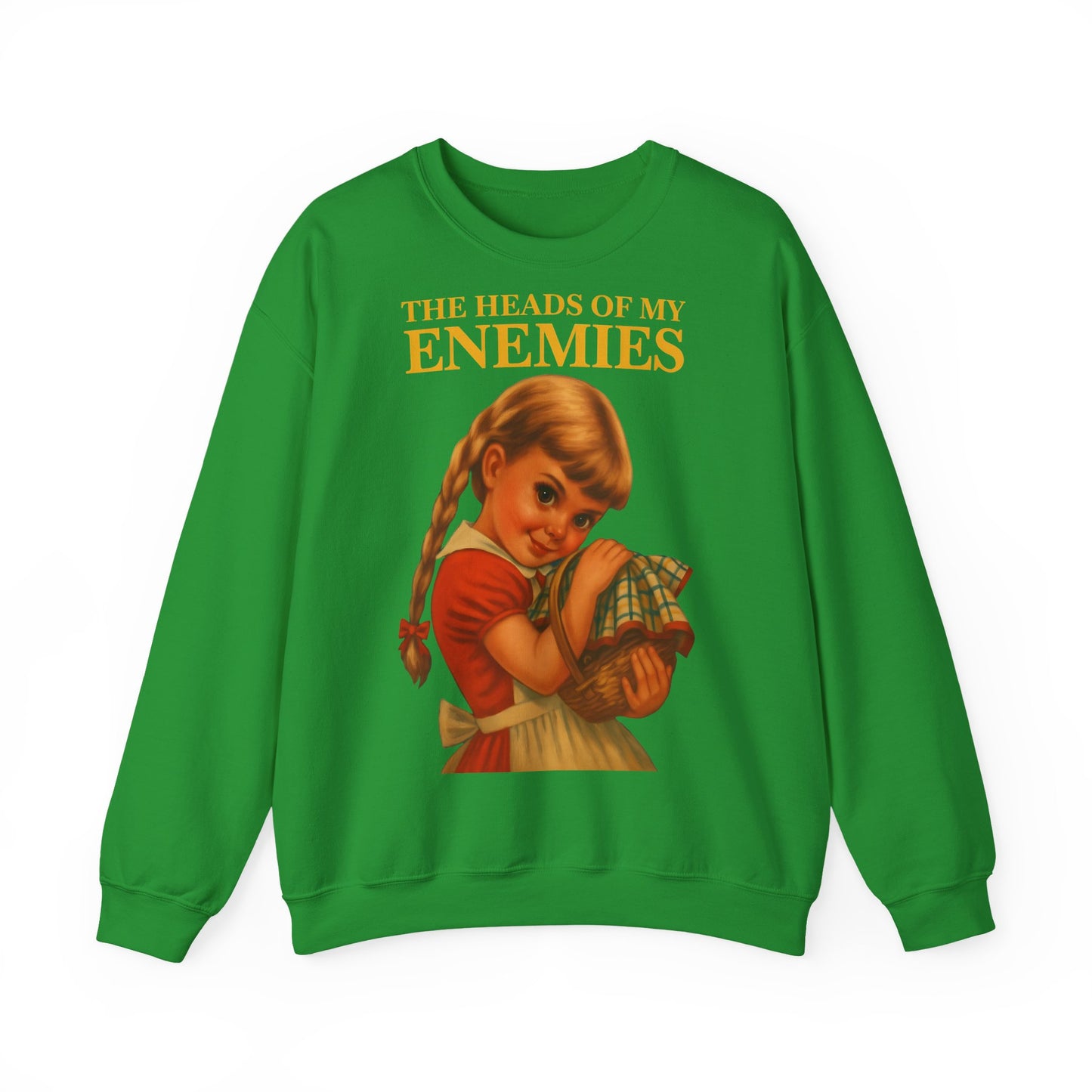 Sweatshirt “The Heads of My Enemies” – Subversive art to wear