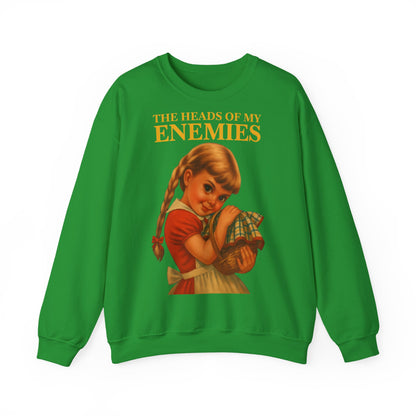 Sweatshirt “The Heads of My Enemies” – Subversive art to wear