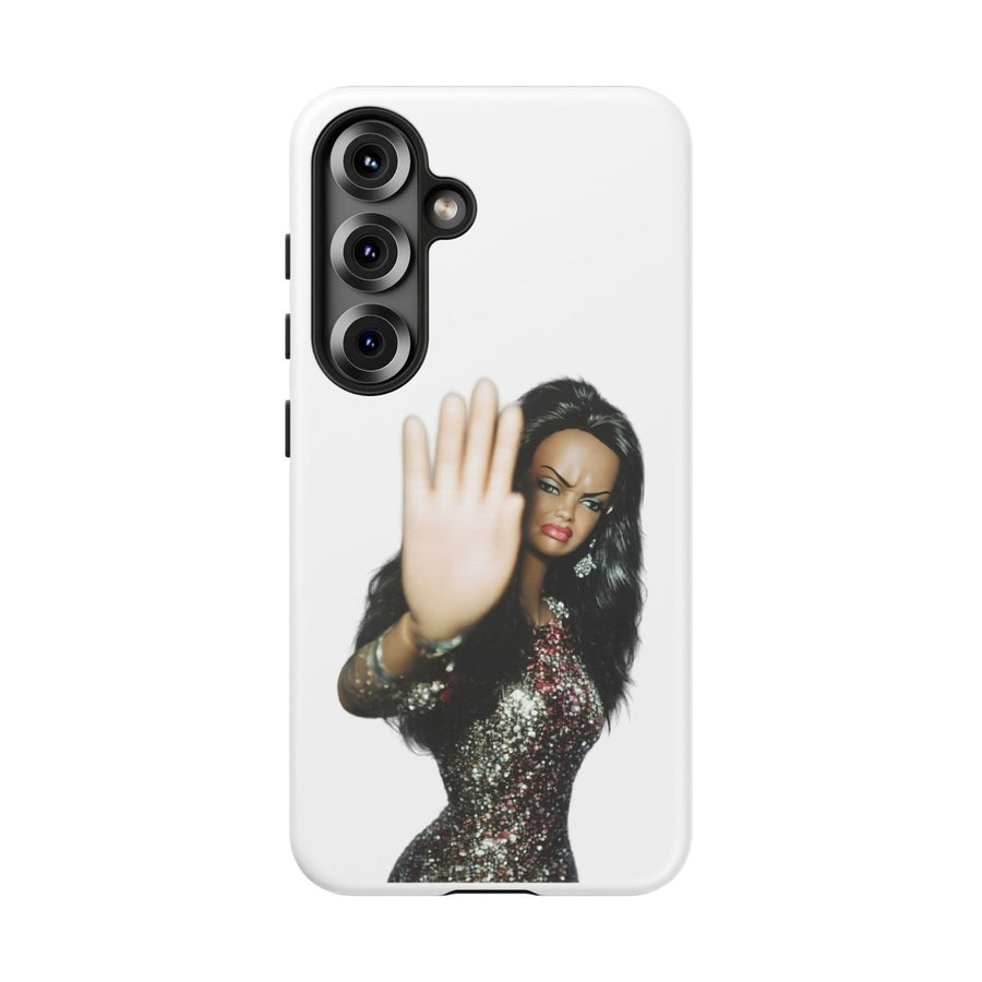 Coque de téléphone humoristique Talk to the Hand Doll – Coque effrontée pour iPhone & Samsung