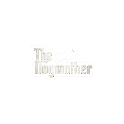 The Dogmother Sticker - Dackel Aufkleber für Hundemamas | Lustiges Geschenk Der Pate Parodie