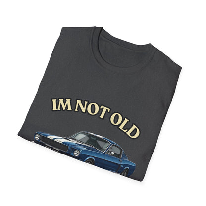 Jahrgang 1950 T-Shirt Oldtimer I'm Not Old I'm Classic  Geschenk zum 76. Geburtstag Mann Retro Kultauto Klassiker Vintage Auto True Insights