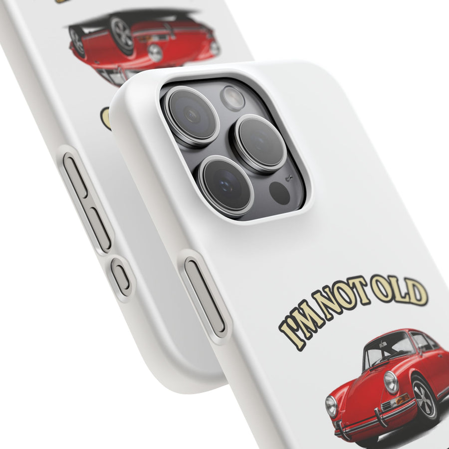 True Insights Jahrgang 1956 Handyhülle Roter Sportwagen