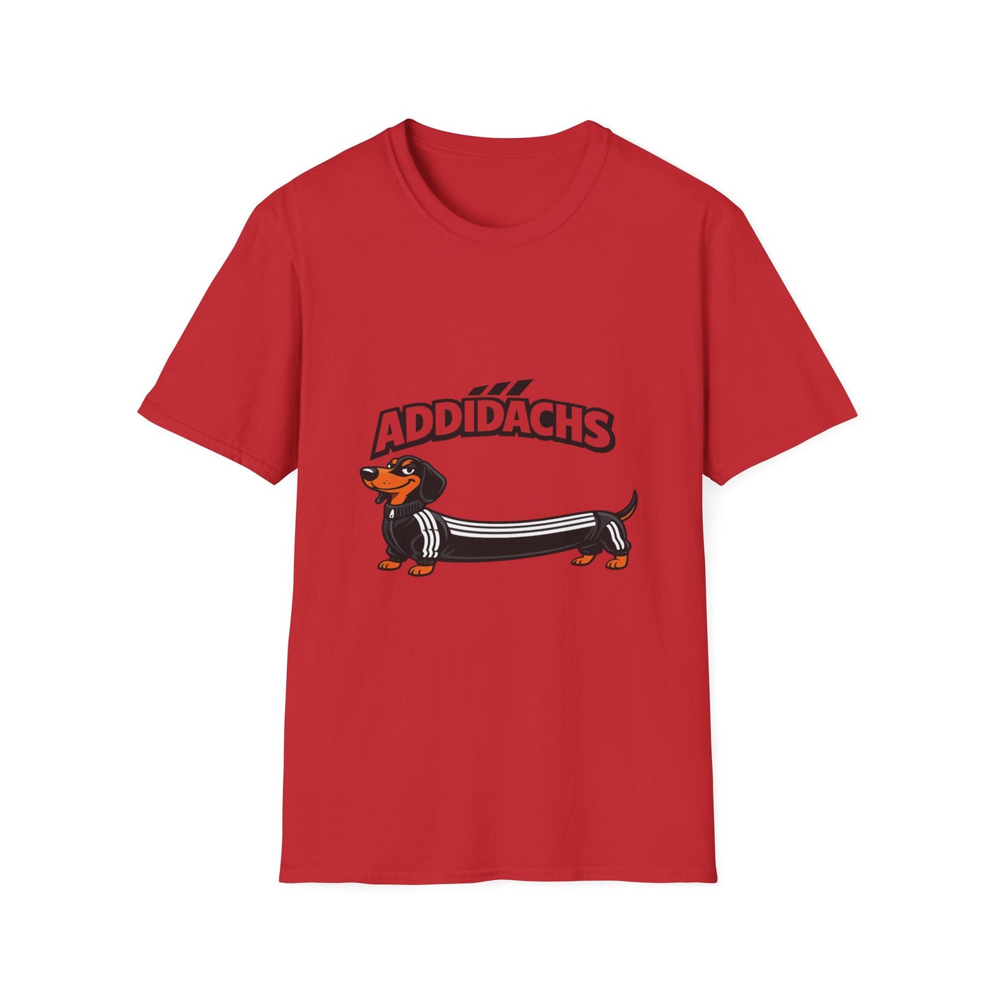 Addidachs T-Shirt – Lustiges Dackel Shirt mit Trainingsanzug