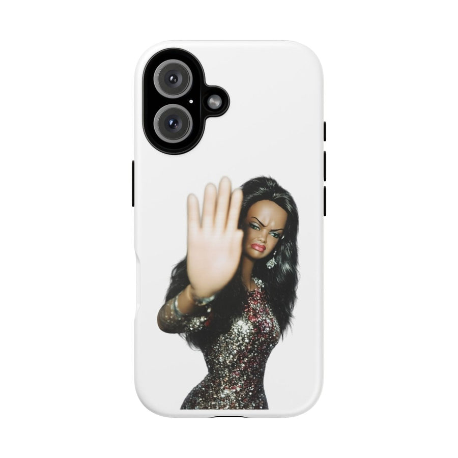Coque de téléphone humoristique Talk to the Hand Doll – Coque effrontée pour iPhone & Samsung
