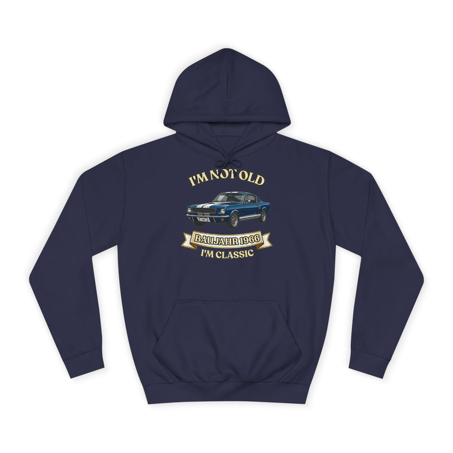 Geschenk zum 60. Geburtstag – Hoodie Jahrgang 1966 Muscle Car