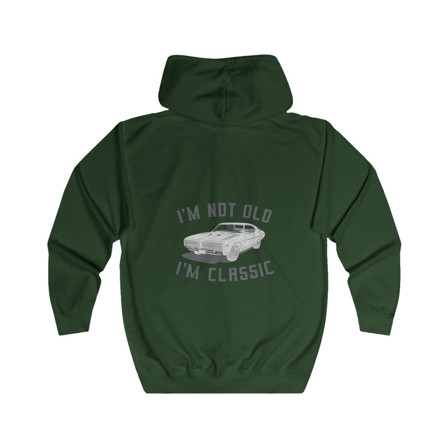 Classic Muscle Car Zip-Hoodie – I'm Not Old I'm Classic Geschenk für Autofans