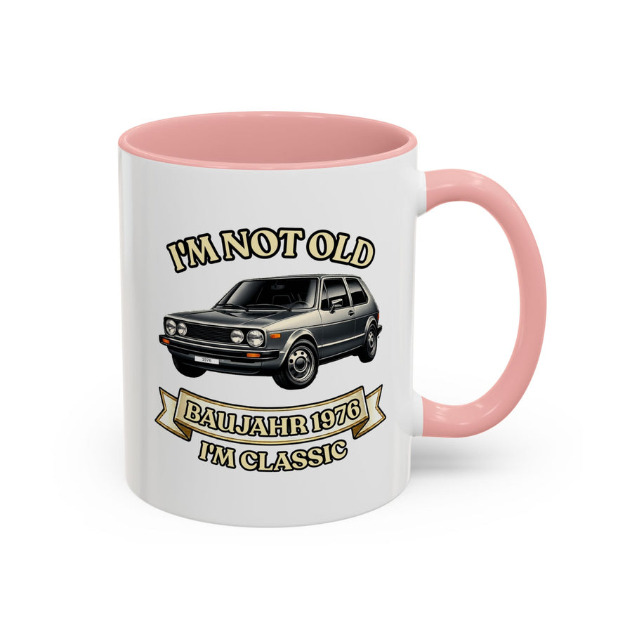 Born in 1976 Mug – 50th Birthday Gift | Classic Car