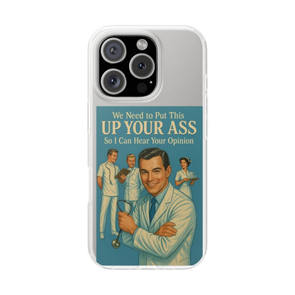 Handyhülle „Doctor’s Opinion“ – Retro-Arzt mit schwarzem Humor-Phone Case-True Insights