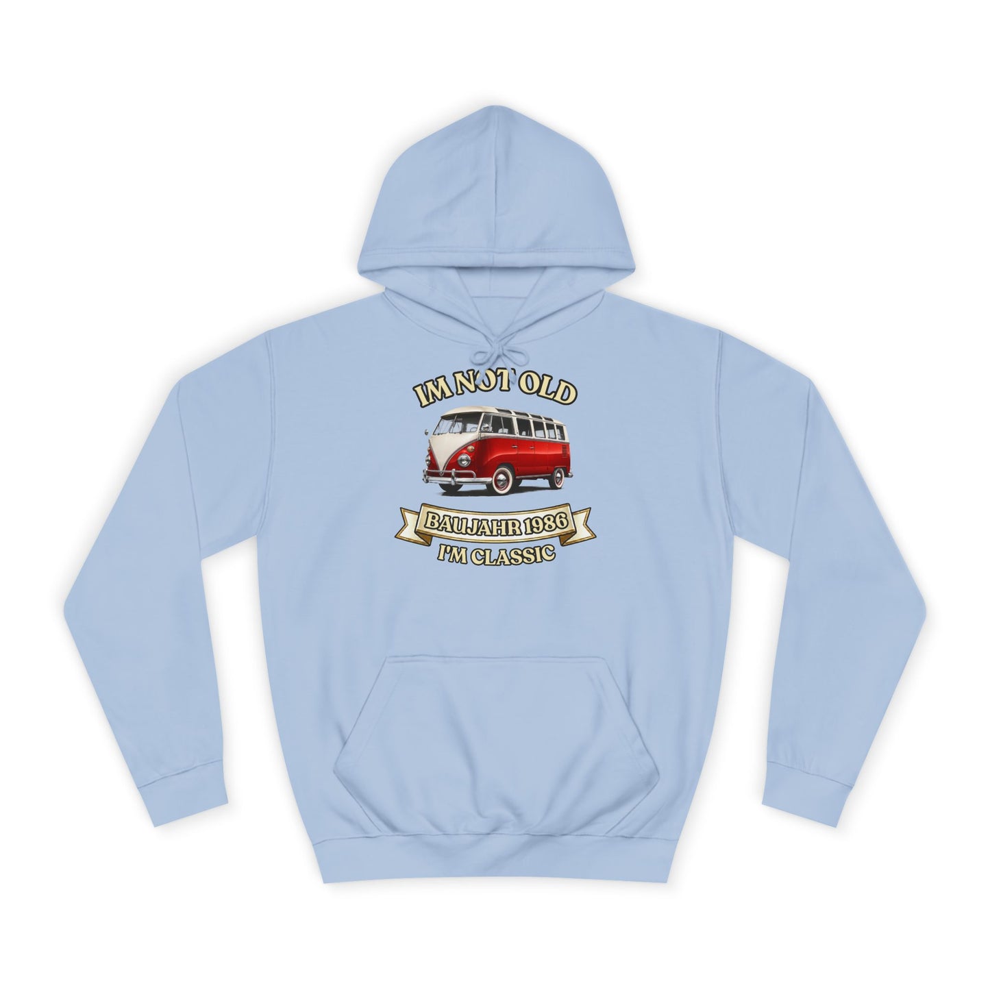 Hoodie Baujahr 1986 - I'm Not Old I'm Classic - Vintage Bus zum 40. Geburtstag für Frauen & Männer