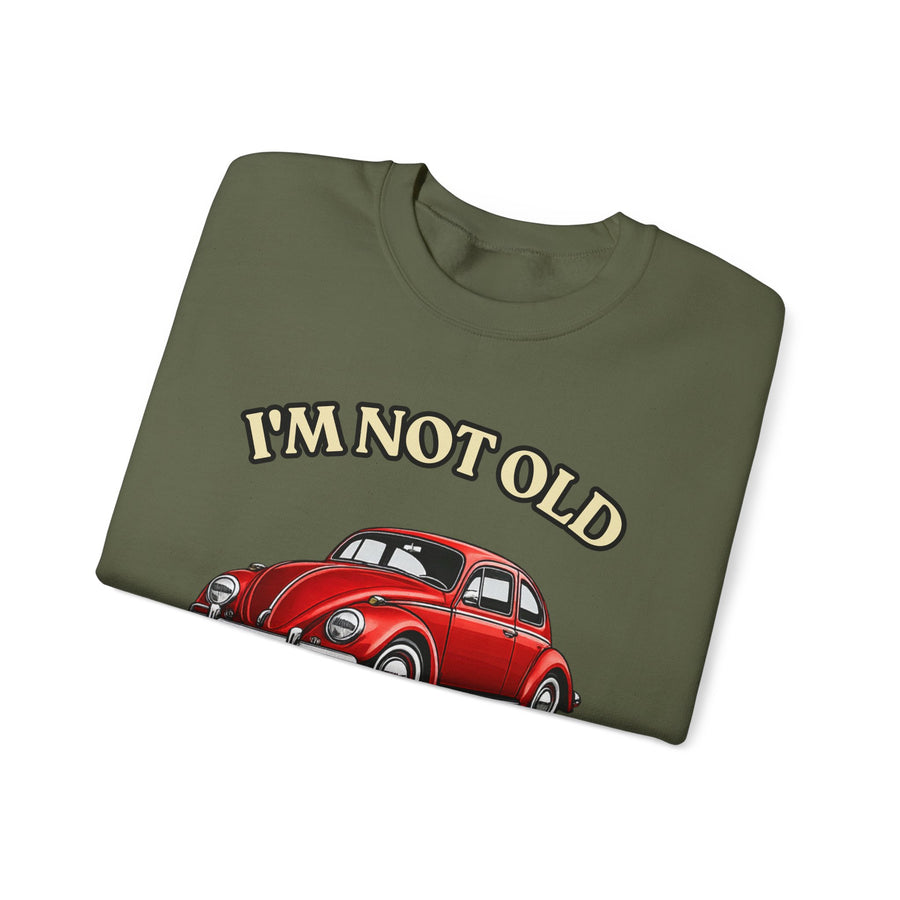 Born in 1976 Sweatshirt – 50th Birthday Gift | VW Beetle