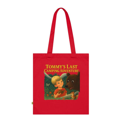 Tommy’s Last Camping Adventure – Schwarzhumor-Tote Bag im Retro-Waldstil-Bags-True Insights