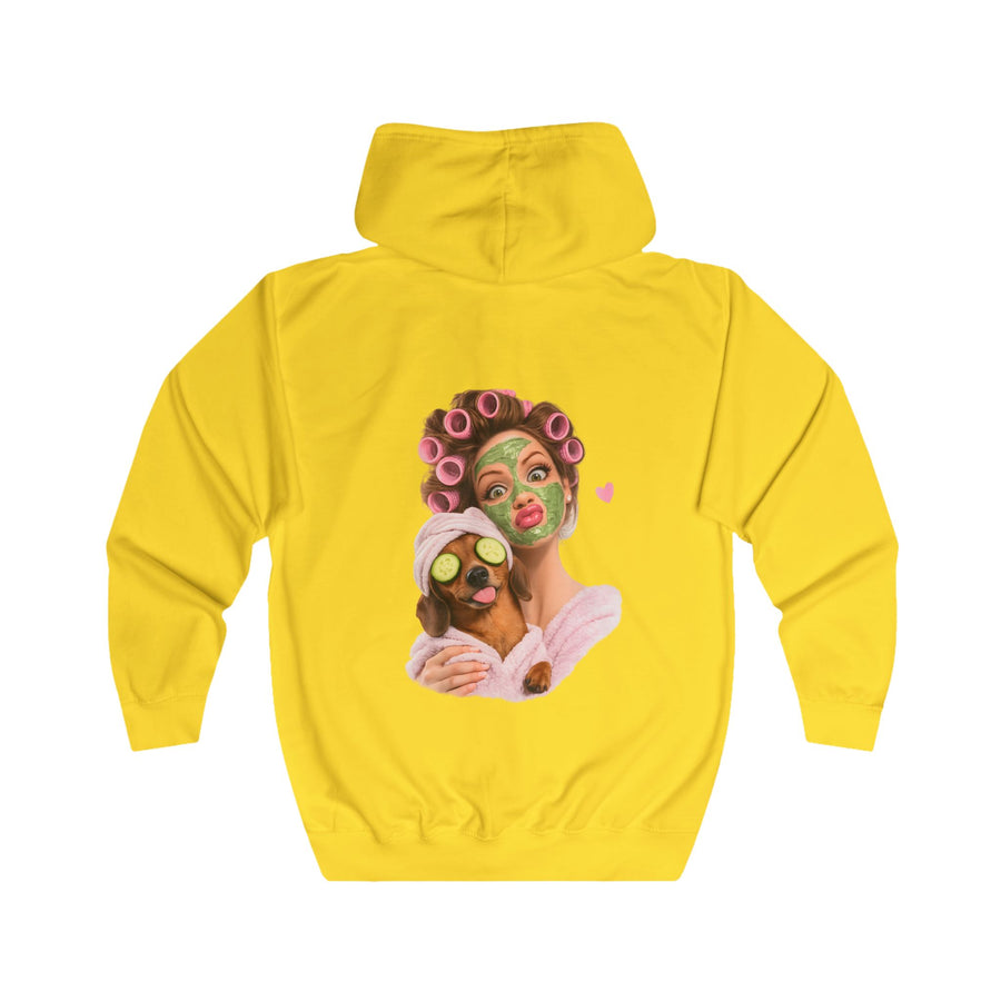 True Insights Dackel Spa Zip-Hoodie – Lustiges Wellness-Motiv mit Dackel