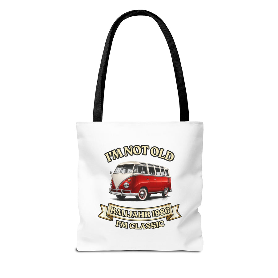Jahrgang 1986 Tote Bag – Geschenk zum 40. Geburtstag | VW Bulli