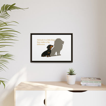 Inspirierendes Wandmotiv mit klarer Botschaft – ruhig, positiv und ideal für moderne Wohnräume.