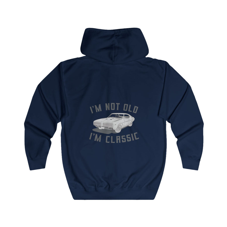 Classic Muscle Car Zip-Hoodie – I'm Not Old I'm Classic Geschenk für Autofans