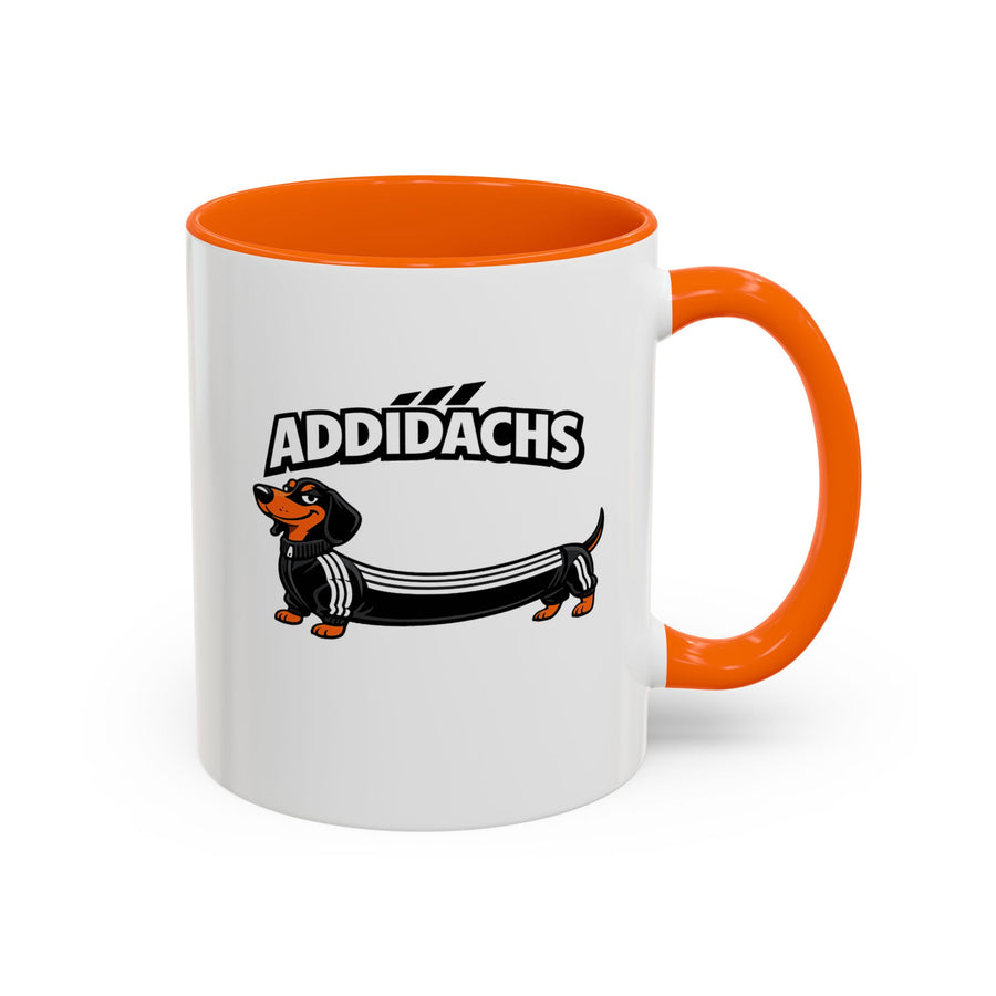 Mug Teckel Rigolo 'ADDIDACHS' - Tasse Chien Sportif pour Amoureux des Teckels