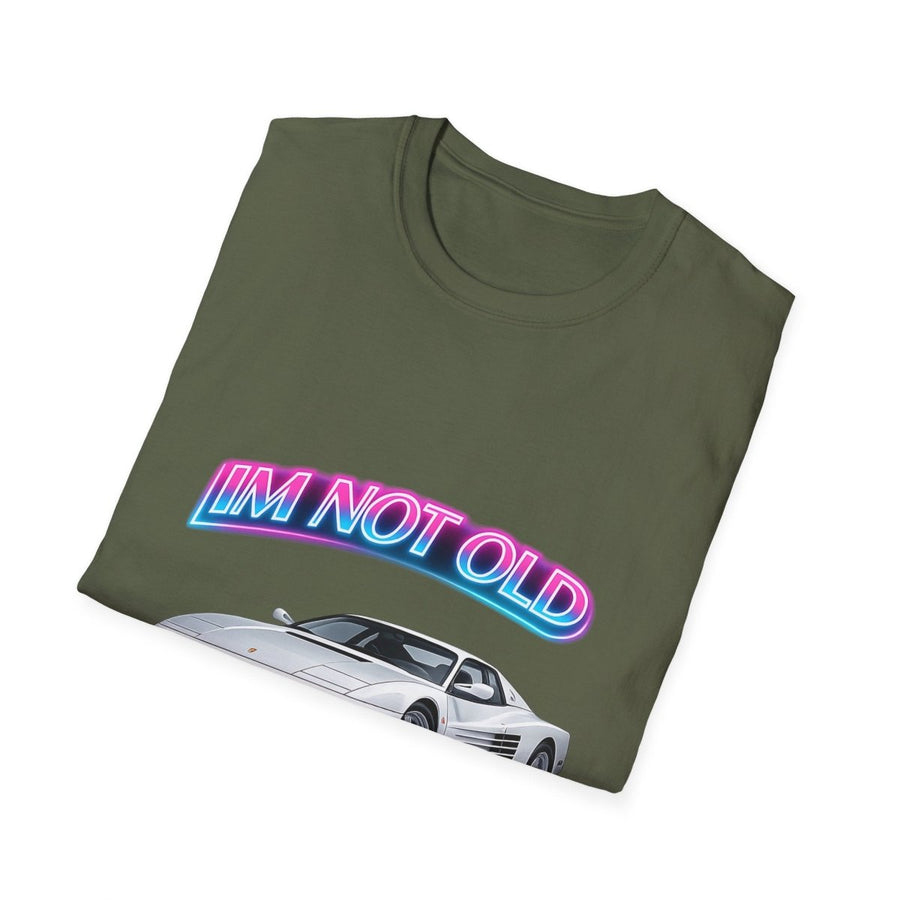 I'm Not Old I'm Classic | T-Shirt Miami Vice | T-Shirt Rétro Ferrari Testarossa