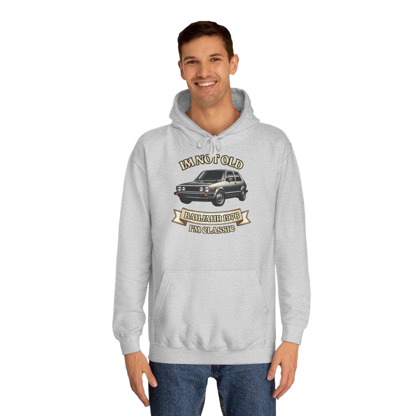 I'm Not Old I'm Classic Hoodie Baujahr 1976 – 50. Geburtstag Oldtimer Auto Kapuzenpullover für Männer & Frauen