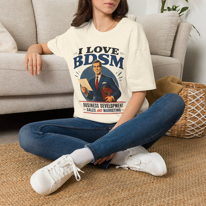I Love BDSM Shirt Herren – Lustiges Vertrieb Marketing Geschenk