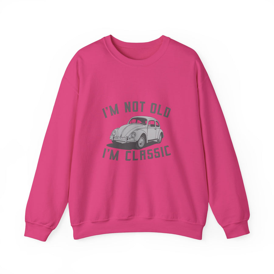 VW Käfer I'm Not Old I'm Classic Sweatshirt – Oldtimer-Geschenk für Käfer-Fans