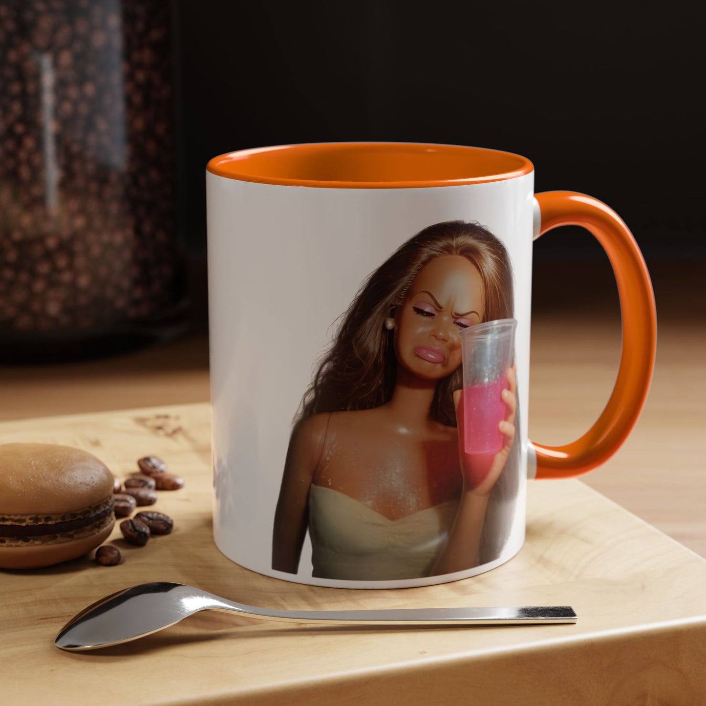 Doll Meme Barbicore Tasse | Lustiger Puppen Pink Drink Kaffeebecher | Meme Geschenk für Frauen & Beste Freundin