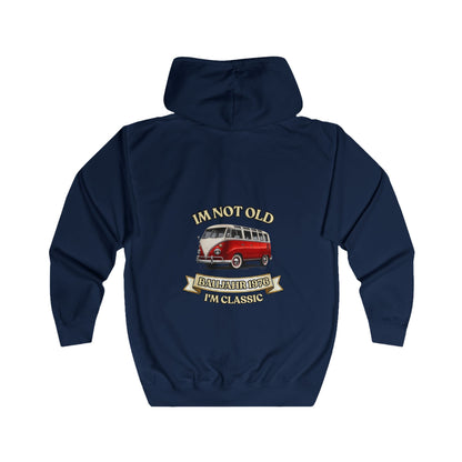 I'm Not Old I'm Classic Baujahr 1976 Zip Hoodie – Retro Bus 50. Geburtstag Geschenk Jahrgang 1976