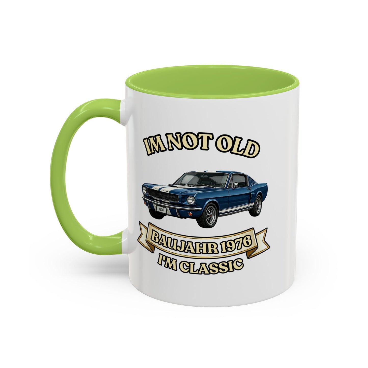 Tasse Baujahr 1976 - I'm Not Old I'm Classic - Oldtimer Muscle Car Kaffeetasse zum 50. Geburtstag