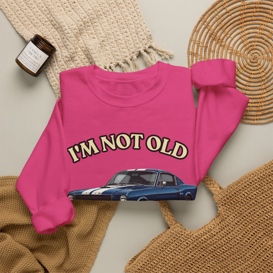 Geschenk zum 50. Geburtstag – Sweatshirt Jahrgang 1976 Muscle Car