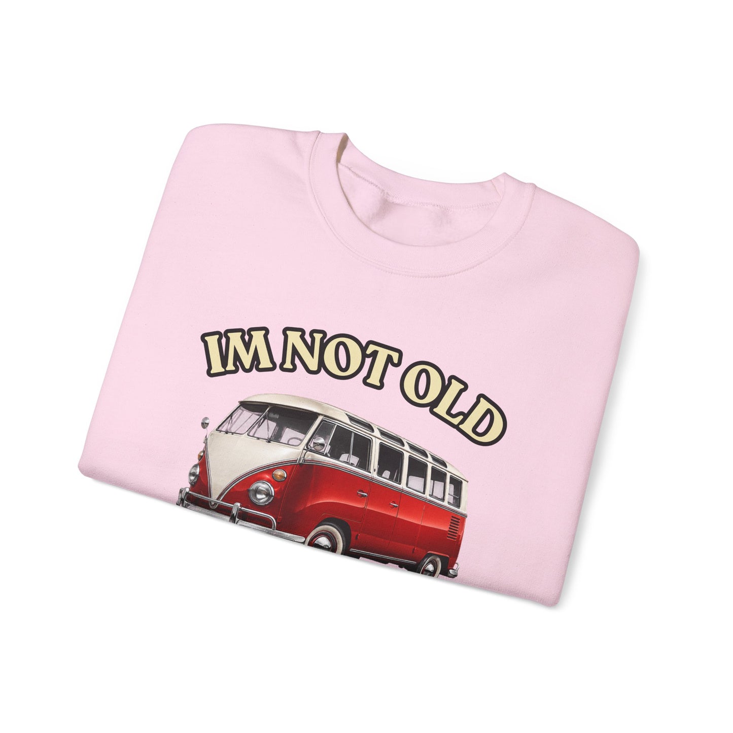Baujahr 1986 Sweatshirt – Im Not Old I'm Classic – Retro Bulli Bus – 40. Geburtstag Geschenk für Oldtimer Fans