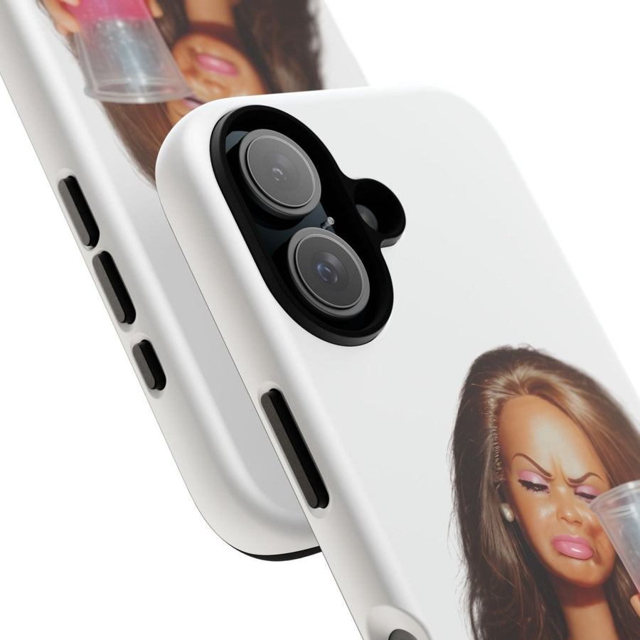 Handyhülle Pink Drink Doll – Lustiges Barbie-Meme für iPhone & Samsung