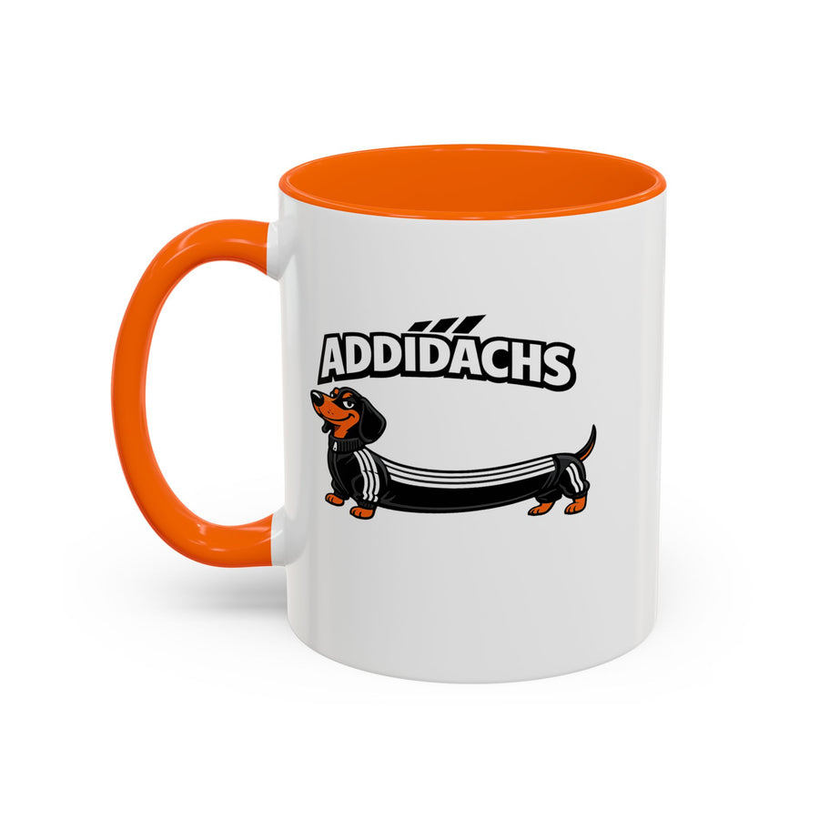Mug Teckel Rigolo 'ADDIDACHS' - Tasse Chien Sportif pour Amoureux des Teckels