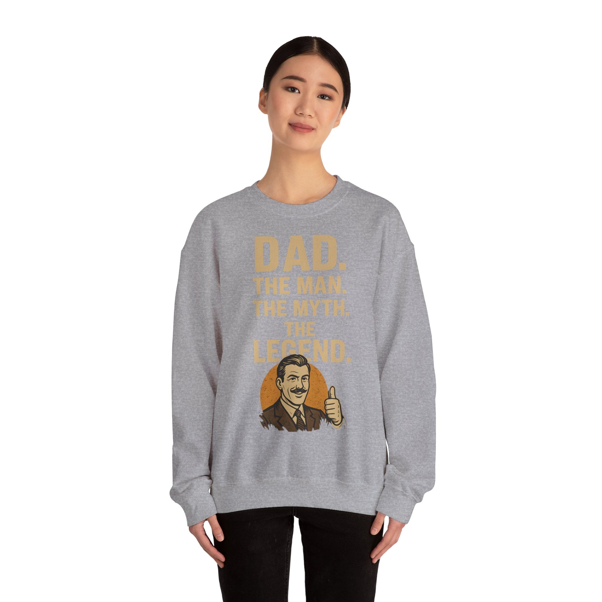 Sweatshirt – DAD. THE MAN. THE MYTH. THE LEGEND. - Sweatshirt für echte Legenden | True Insights Design mit Humor