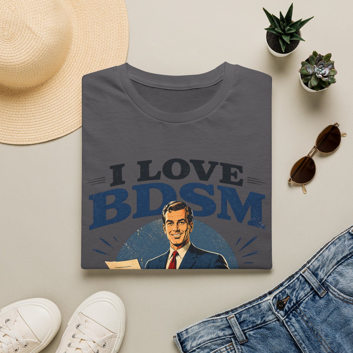 I Love BDSM Shirt Herren – Lustiges Vertrieb Marketing Geschenk